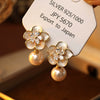 Wholesale Light Luxury Geometric Copper Earrings With Electroplating For Women