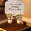 Wholesale Light Luxury Geometric Copper Earrings With Electroplating For Women