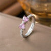 Wholesale Light Luxury Geometric Copper Electroplated Bowknot Zircon And Diamond Earrings Necklaces And Bracelets Set For Women