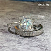 Wholesale Light Luxury Geometric Copper Ring With Zircon For Women