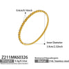Wholesale Light Luxury Geometric Heartshaped Stainless Steel Electroplated Splicing Ring Bracelet Set With 5A Zircon Stones