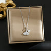 Wholesale Light Luxury Geometric Microinlaid Titanium Steel Women's Clavicle Necklace