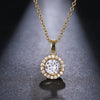 Wholesale Light Luxury Geometric Microinlaid Titanium Steel Women's Clavicle Necklace