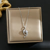Wholesale Light Luxury Geometric Microinlaid Titanium Steel Women's Clavicle Necklace