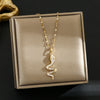 Wholesale Light Luxury Geometric Microinlaid Titanium Steel Women's Clavicle Necklace