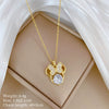Wholesale Light Luxury Geometric Pendant Necklace With Copper Pendant And Stainless Steel Chain For Unisex