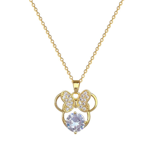 Wholesale Light Luxury Geometric Pendant Necklace With Copper Pendant And Stainless Steel Chain For Unisex