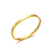 Wholesale Light Luxury Geometric Pentagonal Stitching 18K Goldplated Titanium Steel Bracelet For Women With Polish Finish