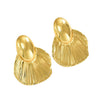 Wholesale Light Luxury Geometric Rhombus Stamped Stainless Steel Fishtail Earrings For Women