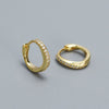 Wholesale Light Luxury Geometric S925 Silver Diamondembedded Earrings For Women With Electroplating