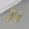 Wholesale Light Luxury Geometric S925 Silver Electroplated Earring Buckles