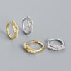 Wholesale Light Luxury Geometric S925 Silver Electroplated Earrings For Women
