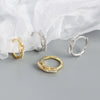 Wholesale Light Luxury Geometric S925 Silver Electroplated Earrings For Women