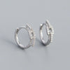 Wholesale Light Luxury Geometric S925 Silver Electroplated Earrings For Women