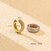 Wholesale Light Luxury Geometric S925 Silver Micro Inlaid Zircon Earrings With Diamond Design