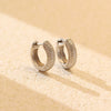 Wholesale Light Luxury Geometric S925 Silver Micro Inlaid Zircon Earrings With Diamond Design