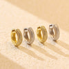 Wholesale Light Luxury Geometric S925 Silver Micro Inlaid Zircon Earrings With Diamond Design