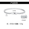 Wholesale Light Luxury Geometric S925 Sterling Silver Electroplated Bracelet For Women