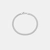 Wholesale Light Luxury Geometric S925 Sterling Silver Electroplated Platinum And 18K Gold Bracelet For Women
