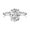 Wholesale Light Luxury Geometric S925 Sterling Silver Ring With Zircon Inlaid And Electroplating Treatment For Women