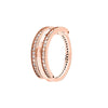 Wholesale Light Luxury Geometric Silver Electroplated Couple Rings
