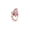 Wholesale Light Luxury Geometric Silver Electroplated Couple Rings