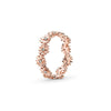 Wholesale Light Luxury Geometric Silver Electroplated Couple Rings