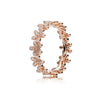 Wholesale Light Luxury Geometric Silver Electroplated Couple Rings