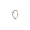 Wholesale Light Luxury Geometric Silver Electroplated Couple Rings