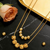 Wholesale Light Luxury Geometric Stainless Steel And Titanium Steel Necklace For Women With Vacuum Plating In The Furnace