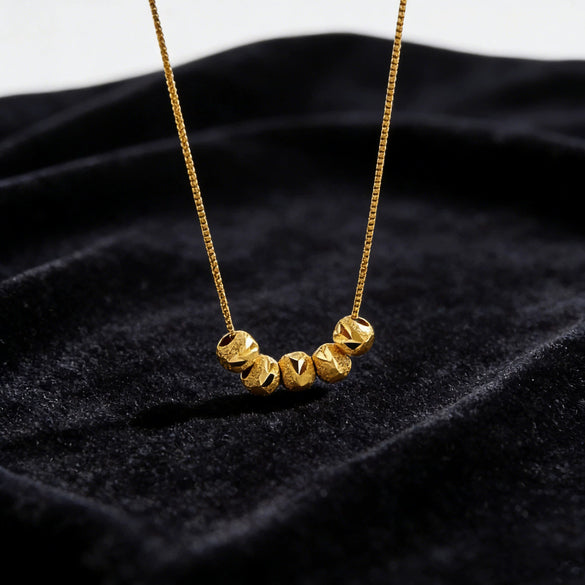 Wholesale Light Luxury Geometric Stainless Steel And Titanium Steel Necklace For Women With Vacuum Plating In The Furnace