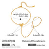 Wholesale Light Luxury Geometric Stainless Steel Electroplated Bracelet For Women