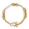 Wholesale Light Luxury Geometric Stainless Steel Electroplated Bracelet For Women