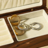 Wholesale Light Luxury Geometric Stainless Steel Electroplated Earrings For Women