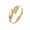 Wholesale Light Luxury Geometric Stainless Steel Electroplated Encrusted Open Bracelet For Women