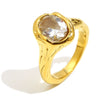 Wholesale Light Luxury Geometric Stainless Steel Electroplated 18K Gold Ring For Women