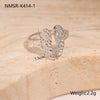 Wholesale Light Luxury Geometric Stainless Steel Electroplated Open Design Rings For Women