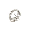 Wholesale Light Luxury Geometric Stainless Steel Electroplated Open Design Rings For Women