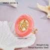 Wholesale Light Luxury Geometric Stainless Steel Electroplated Starfish Ring Accessories For Women