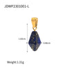 Wholesale Light Luxury Geometric Stainless Steel Electroplated Women's Ring