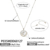 Wholesale Light Luxury Geometric Stainless Steel 18K Gold Plated Embossed Phoenix Pendant Necklace For Women