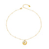 Wholesale Light Luxury Geometric Stainless Steel 18K Gold Plated Embossed Phoenix Pendant Necklace For Women