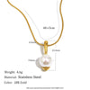 Wholesale Light Luxury Geometric Stainless Steel 18K Gold Plated Necklace And Earrings For Women