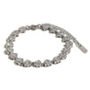 Wholesale Light Luxury Geometric Stainless Steel 18K Goldplated Zircon Water Drop Bracelet For Women