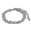 Wholesale Light Luxury Geometric Stainless Steel 18K Goldplated Zircon Water Drop Bracelet For Women