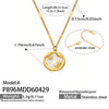 Wholesale Light Luxury Geometric Stainless Steel Necklace With 18K Gold Plating For Women