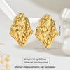 Wholesale Light Luxury Geometric Stamped Stainless Steel Earrings For Women