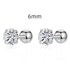 Wholesale Light Luxury Geometric 925 Sterling Silver Earrings With Zircon Inlay And Electroplating For Women