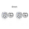 Wholesale Light Luxury Geometric 925 Sterling Silver Earrings With Zircon Inlay And Electroplating For Women
