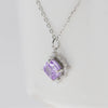 Wholesale Light Luxury Geometric Style Cross Chain Zirconium Necklace 925 Sterling Silver 14K Gold Plated For Women
